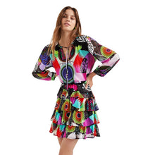 Cargar imagen en el visor de la galería, Vestido Volantes DESIGUAL DESIGNED BY M. CHRISTIAN LACROIX