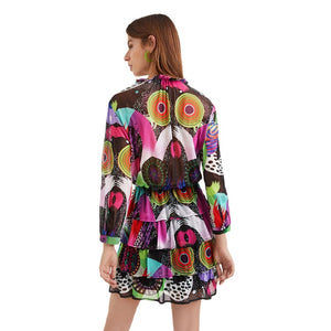 Vestido Volantes DESIGUAL DESIGNED BY M. CHRISTIAN LACROIX