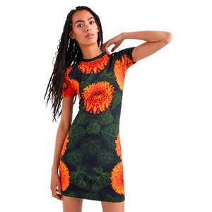 Vestido camiseta Floral