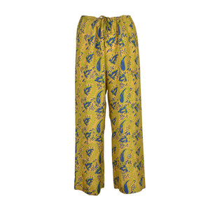 Pantalones de Seda Estampados